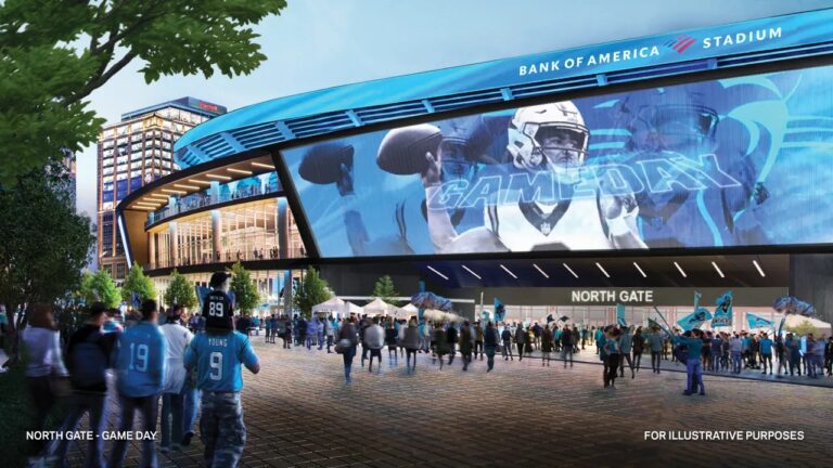 Charlotte City Council Approves $650 Million For Renovated Uptown Stadium