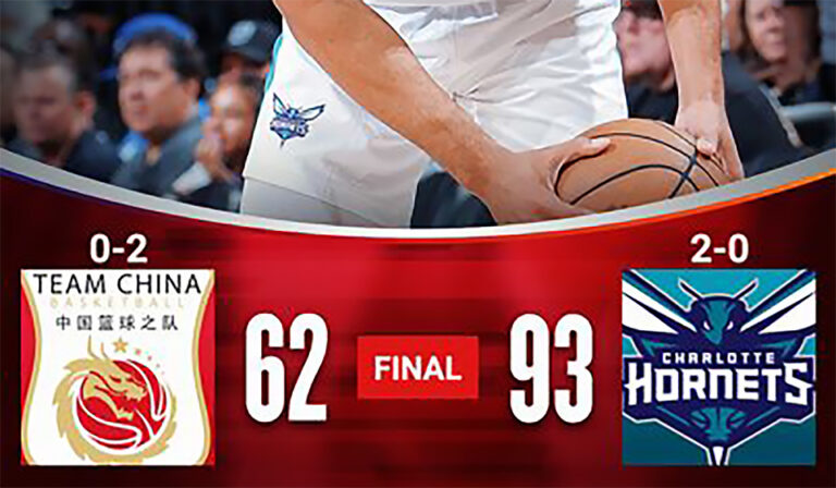 The Charlotte Hornets Just Beat The Chinese National Team At Basketball
