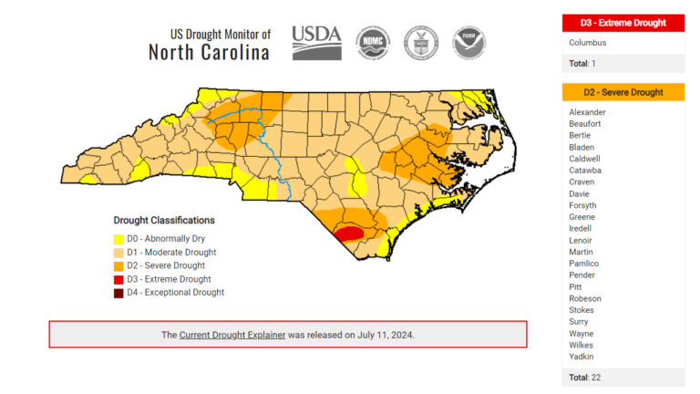 Drought Advisory Issued For North Carolina Amid Ongoing Heat Wave