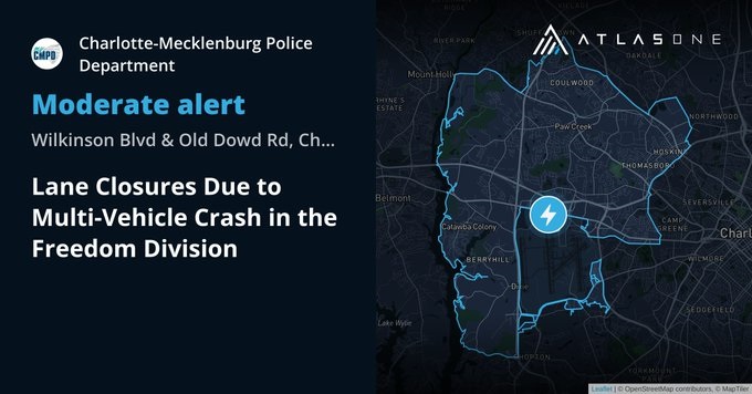 9-Car Pileup Shuts Down Charlotte’s Wilkinson Blvd