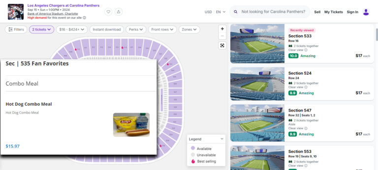 Panthers Are So Bad, Tickets Now Being Sold For As Much As A Hot Dog Combo