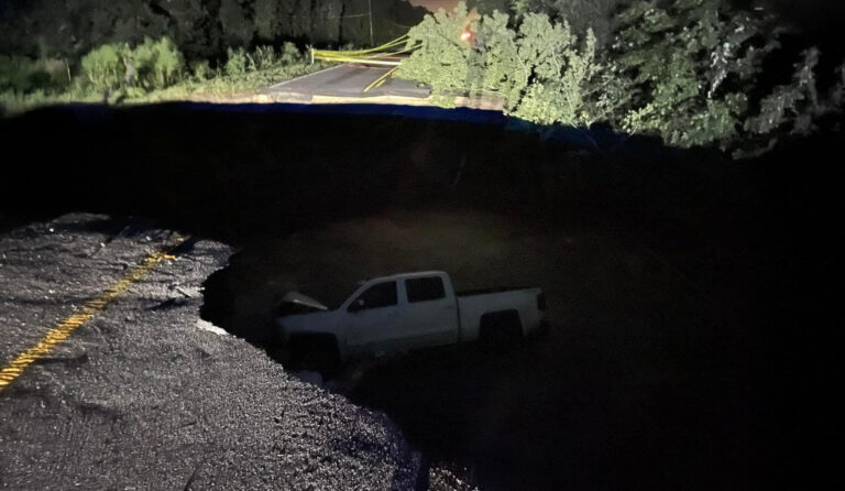 Insane Flooding From Tropical Cyclone 8 Washing Out North Carolina Roads and Swallowing Vehicles