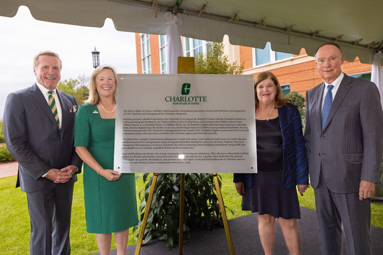 Transformational $10 Million Donation Was Just Given To UNC Charlotte’s College of Science