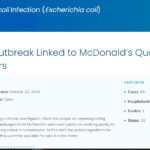 cdc ecoli outbreak
