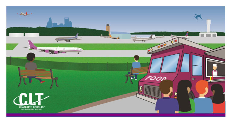 CLT Airport Overlook Just Announced Plans To Bring In Food Trucks