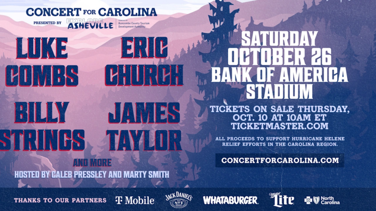 Asheville Native Luke Combs Coming To Bank of America Stadium For Benefit Concert This Month