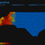 north carolina without power