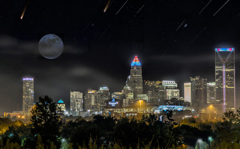 Charlotte About To Glimpse Uranus, The Super Beaver Moon, and 2 Fireball Showers Across The Night Sky