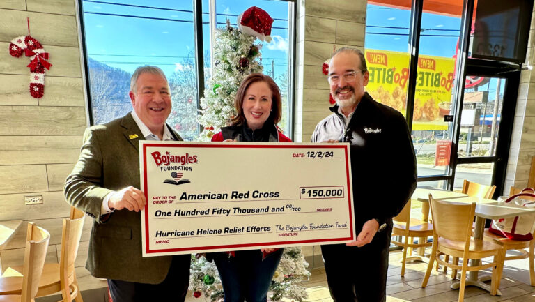 Bojangles Donates $150K to WNC Hurricane Relief For Giving Tuesday
