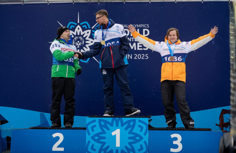 North Carolina’s Trent D’Agostino Wins Gold in Special Olympics Debut