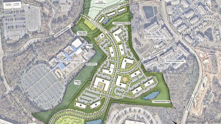 Charlotte City Council Approves New 52-Acre Mixed-Use University City Development