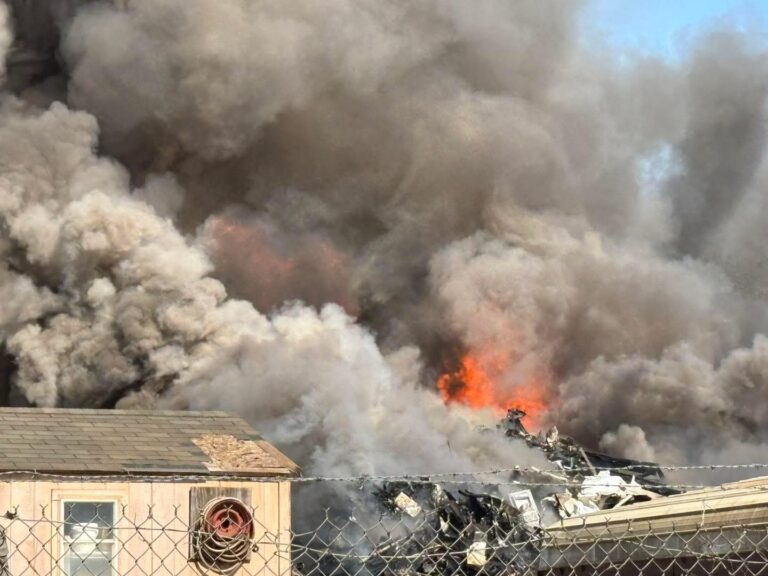 Massive Scrapyard Fire in Gaston County Draws Response from Over Two Dozen Fire Departments