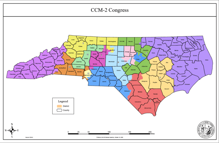 NC’s Republican Redistricting Map Passes, Democrats Prepare Legal Challenge