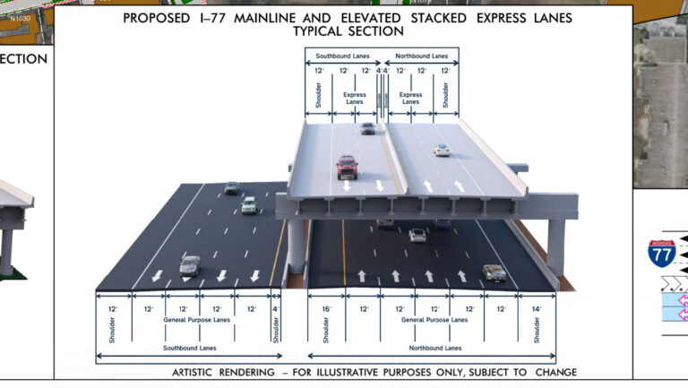 Double-Decker Toll Lanes on I-77? Charlotte Weighs Controversial $3.2 Billion Plans