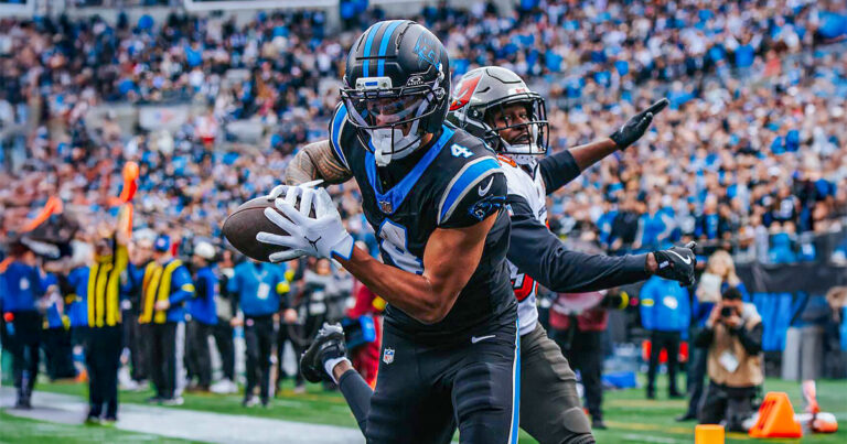 Carolina Stuns Tampa Bay 23–20 to Grab First Place in the Division