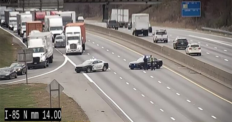 Police Shut Down All Lanes of I-85 Into Gastonia Due To “Active Police Situation”