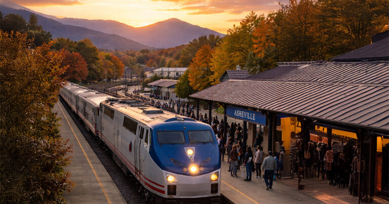 NCDOT’s New Passenger Rail Line Between Charlotte Area and Asheville Could Generate $1.05 Billion