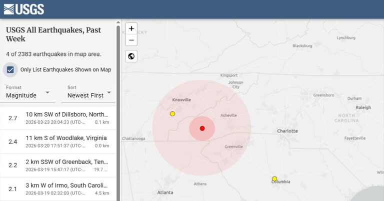 Earthquake Just Struck North Carolina Near The Cherokee Casino
