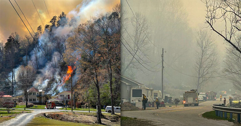 North Carolina Wildfire Count Tops 100 as Crews Fight Fast-Growing Blazes Statewide