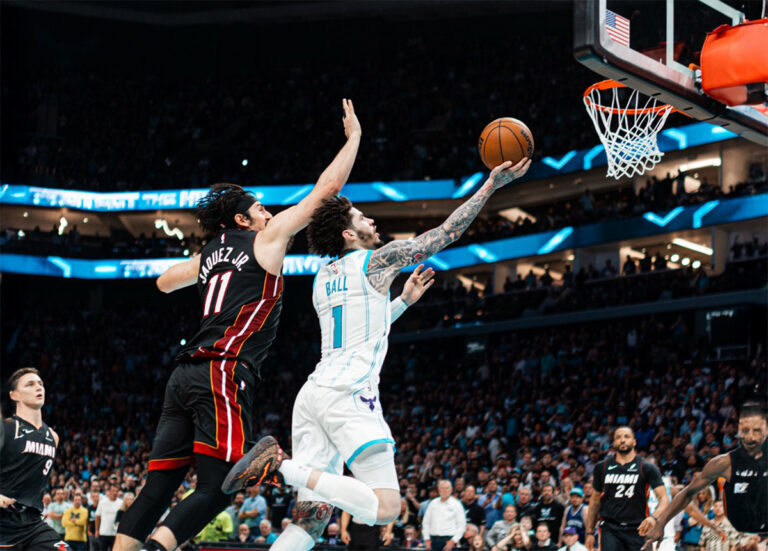 Hornets Stun Heat in OT Thriller – First Play-In Win in Franchise History