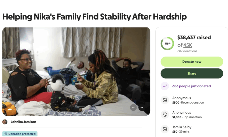 Community support follows USA Today story on Charlotte family’s experience with homelessness