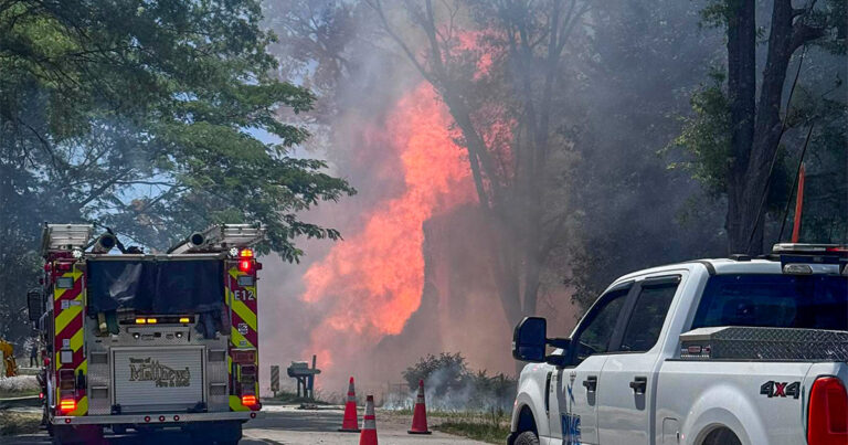 Nearly 100 Firefighters Respond to Major Gas Explosion and Fire in Matthews