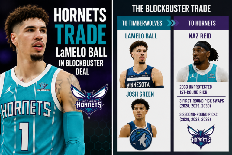 Charlotte Hornets Trade LaMelo Ball in Blockbuster Deal That Shakes Up the Franchise