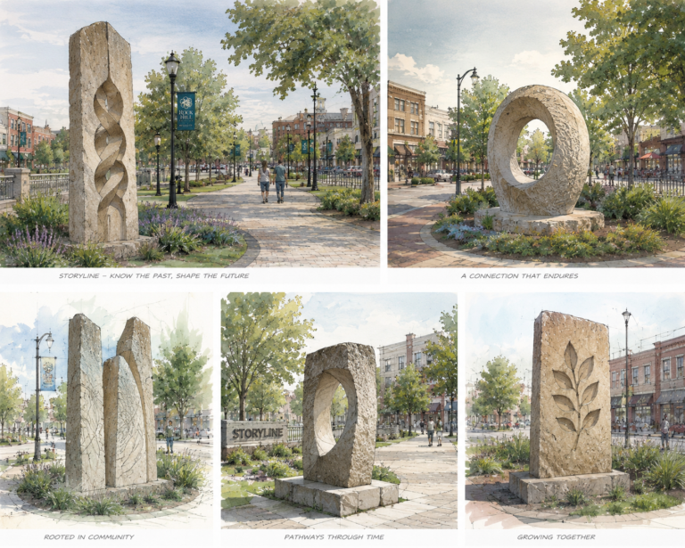 Rock Hill Transforming Downtown With 13 Giant Sculptures To Celebrate 175th Anniversary