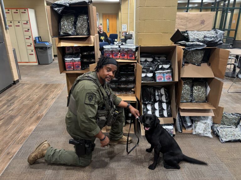 CMPD’s Newest K9 Just Uncovered One Of The Largest Drug Shipments in Charlotte Douglas History