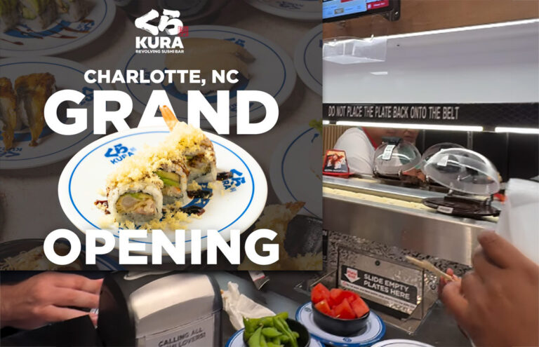 Charlotte Picked For Kura Sushi’s First Conveyor Belt and Robot Server Location In The Carolinas