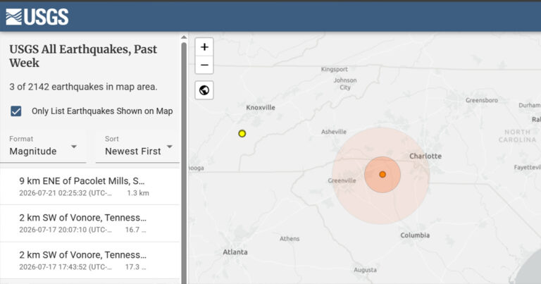 An Earthquake Just Struck The Charlotte Region Early This Morning