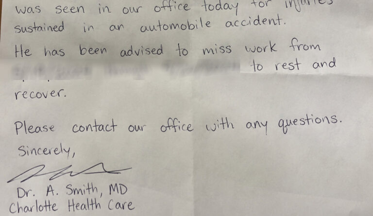Charlotte Man Facing Felony Fraud Charge Over Fake Doctor’s Note He Gave To His Boss