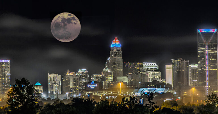 Ultra-Rare Harvest Moon About To Rise Over Charlotte This Weekend