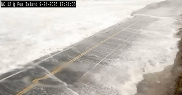 NC Coast Takes Major Hit From America’s First Nor’easter