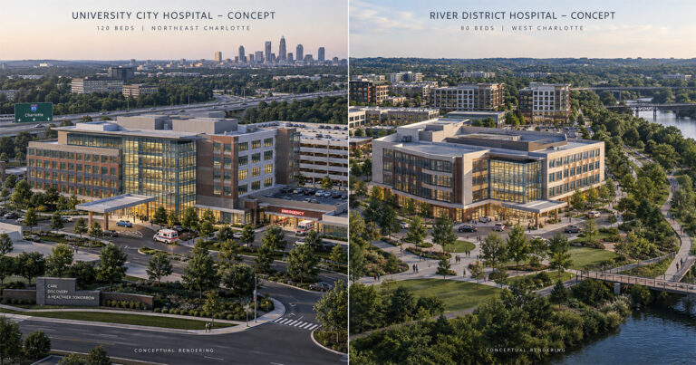 Duke and CaroMont Planning 2 New Massive Charlotte Hospitals That Could Cost Nearly $1 Billion